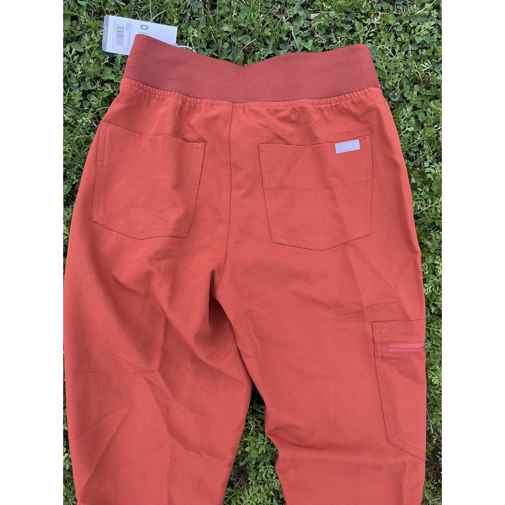 FIGS Scrub Pants Womens XS Auburn High Waisted Zamora Jogger Cargo Drawstring - Picture 5 of 11